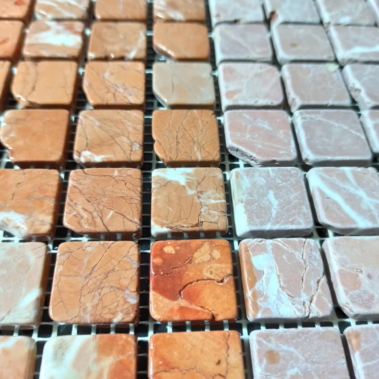 Мозаика из мрамора Матовая МКР-2СВА (23x23) Terracotta Mix