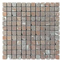 Мозаика из мрамора Матовая МКР-2СВА (23x23) Terracotta Mix