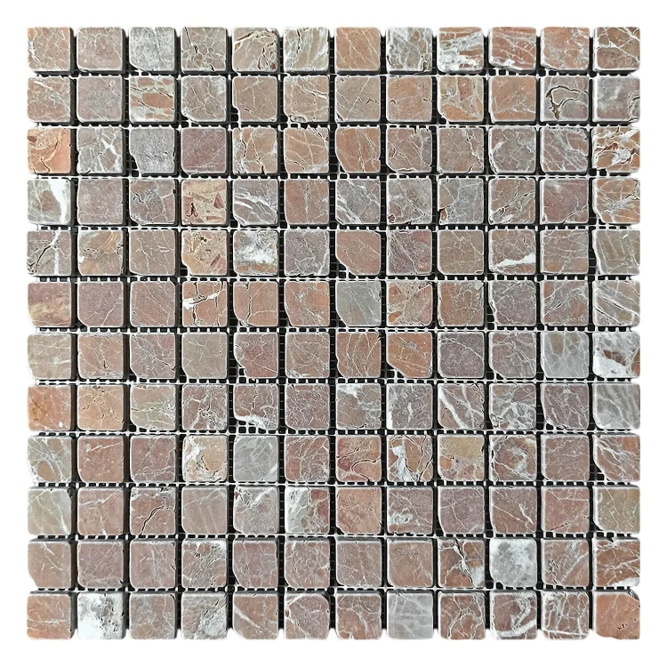 Мозаика из мрамора Матовая МКР-2СВА (23x23) Terracotta Mix