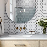 Мозаика керамическая Kotto Ceramica HEXAGON H 6024 White  295 х 295 х 9