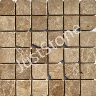 Мозаика из мрамора Матовая МКР-3СВА (47x47) Emperador Light