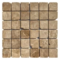 Мозаика из мрамора Матовая МКР-3СВА (47x47) Emperador Light