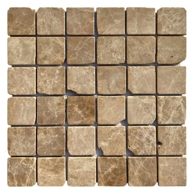 Мозаика из мрамора Матовая МКР-3СВА (47x47) Emperador Light