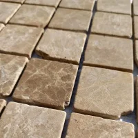 Мозаика из мрамора Матовая МКР-3СВА (47x47) Emperador Light
