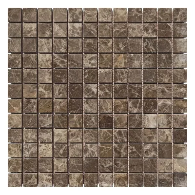 Мозаїка з мармуру Матова МКР-2СН (23x23) Emperador Light