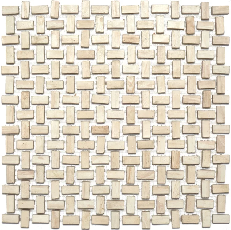 Мозаїка з керамограніту Kotto Ceramica MI7 10200404C Beige 300 x 300 х 10 (прямокутник 10 x 20)