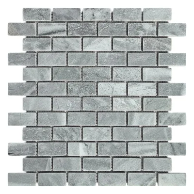 Мозаїка з мармуру Матова МКР-11СВ (47x23) Grey Mix