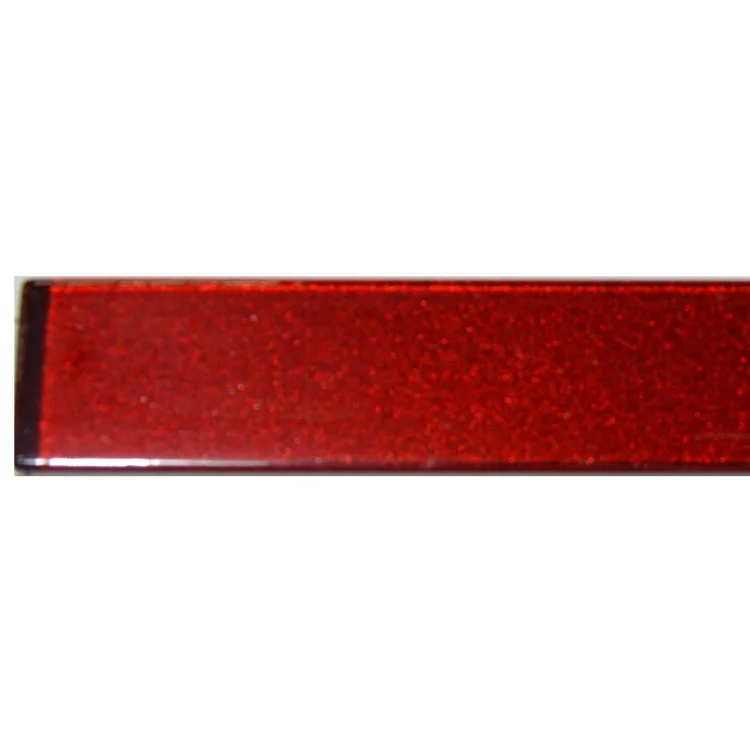 Фриз стеклянный Kotto Ceramica GF 901503 red silver  15 х 900 х 8