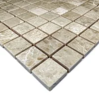 Мозаика из мрамора Полированная МКР-2П (23x23) Victoria Beige MB