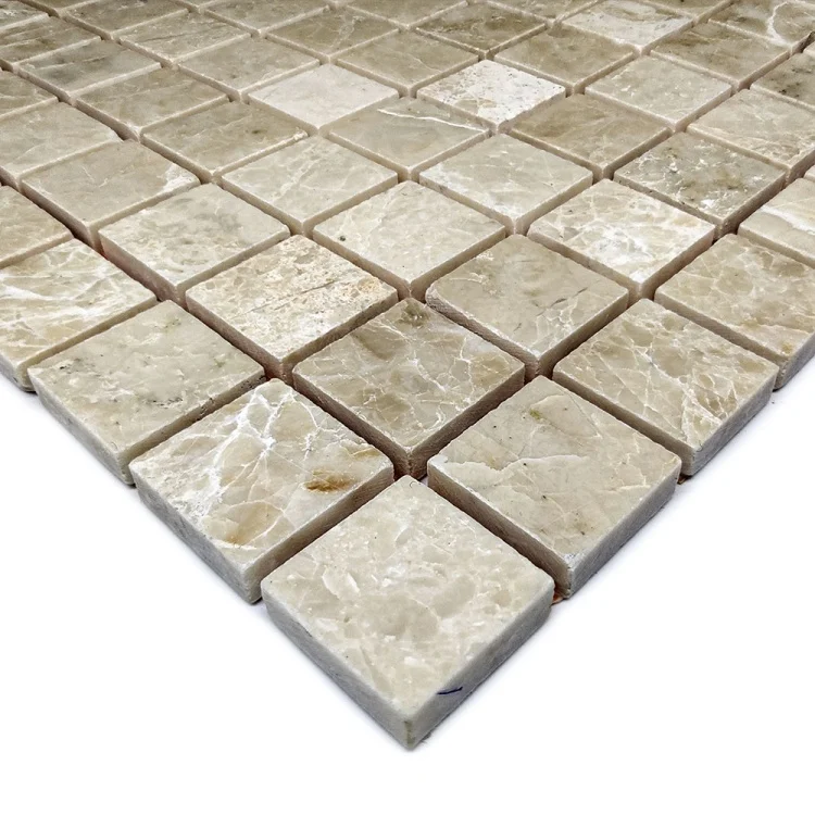 Мозаика из мрамора Полированная МКР-2П (23x23) Victoria Beige MB