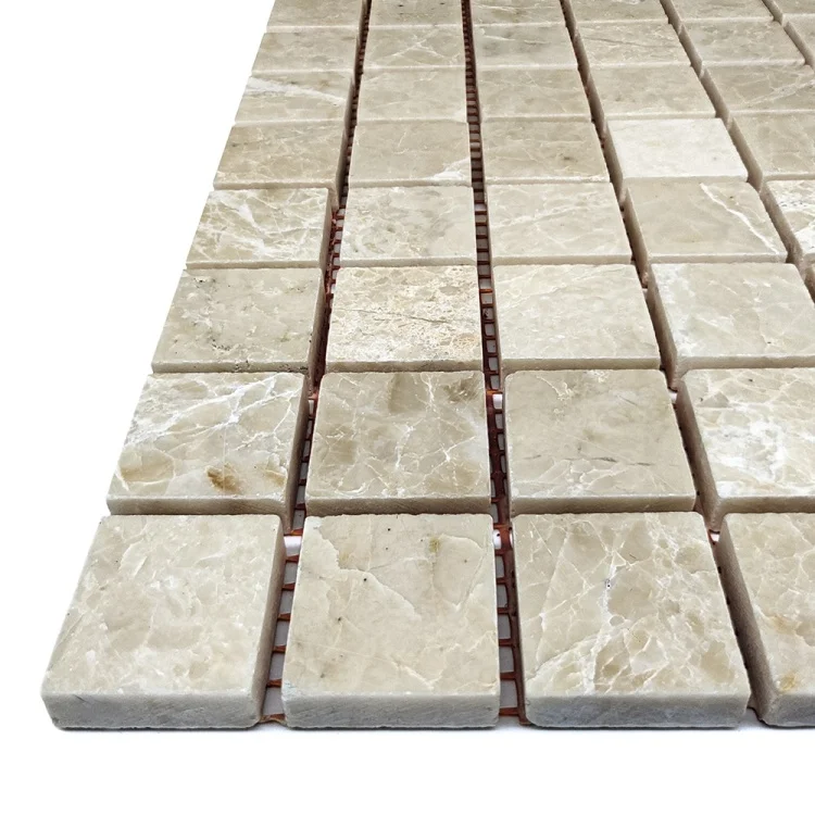 Мозаика из мрамора Полированная МКР-2П (23x23) Victoria Beige MB