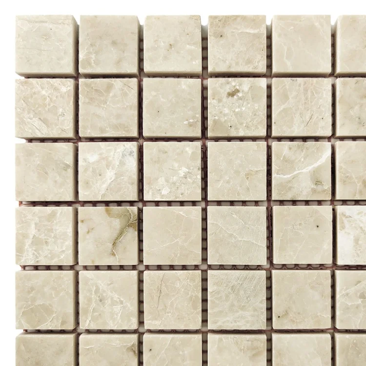 Мозаика из мрамора Полированная МКР-2П (23x23) Victoria Beige MB