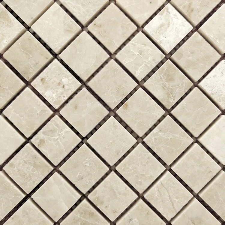 Мозаика из мрамора Полированная МКР-2П (23x23) Victoria Beige MB