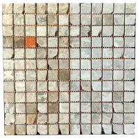 Мозаика из мрамора Матовая МКР-2СВА (23x23) Emperador Light G