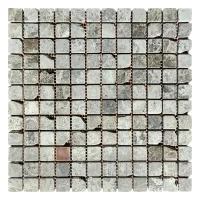 Мозаика из мрамора Матовая МКР-2СВА (23x23) Emperador Light G