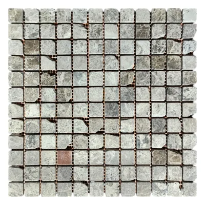 Мозаика из мрамора Матовая МКР-2СВА (23x23) Emperador Light G