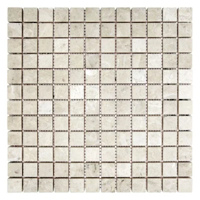 Мозаика из мрамора Матовая МКР-2СВ (23x23) Victoria Beige MB