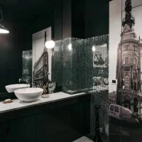 Мозаика зеркальная DecorStoneHub Zs-1inch-Z серебристая 304х304 мм дюймовая для стен ванной комнаты