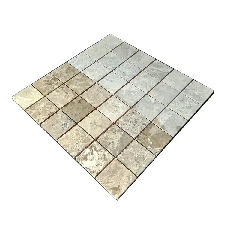 Мозаика из мрамора Матовая МКР-3СН (47x47) Emperador Light G