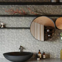 Мозаика из керамогранита Kotto Ceramica MI7 10200414C Bucchero   300 x 300 х 10 ( прямоугольник 10 x 20 )