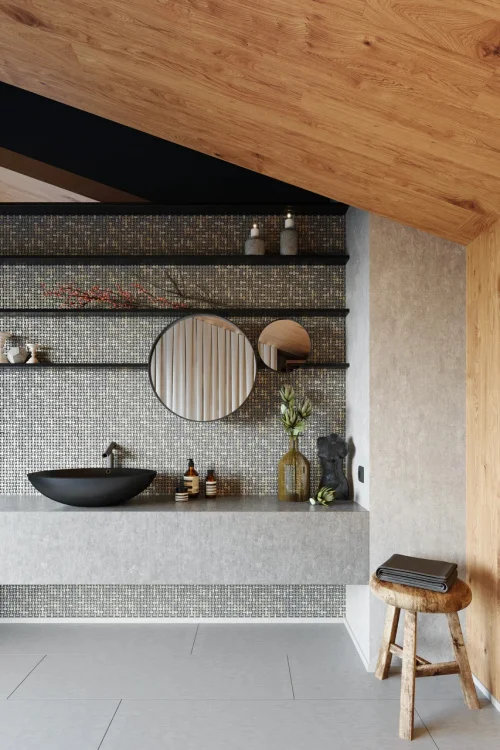 Мозаика из керамогранита Kotto Ceramica MI7 10200414C Bucchero   300 x 300 х 10 ( прямоугольник 10 x 20 )