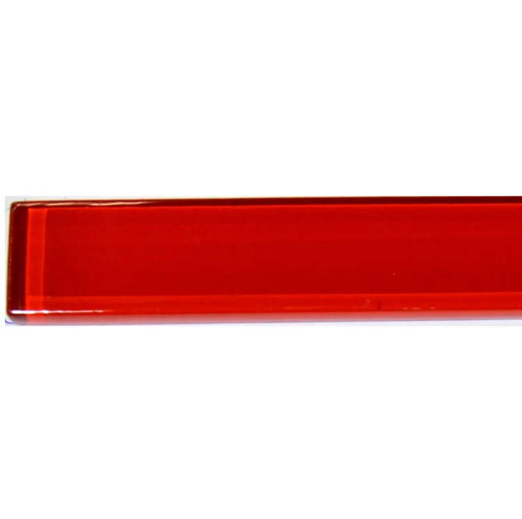 Фриз стеклянный Kotto Ceramica GF 9005 red  25 х 900 х 8