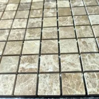 Мозаика из мрамора Полированная МКР-2П (23x23) Emperador Light D
