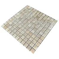 Мозаїка з мармуру Матова МКР-2СВ (23x23) Emperador Light D