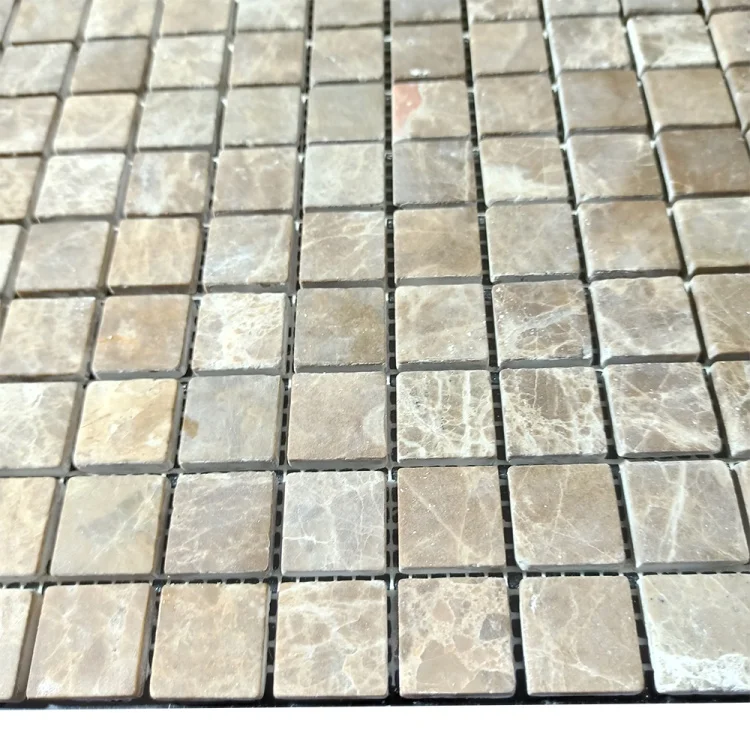 Мозаїка з мармуру Матова МКР-2СВ (23x23) Emperador Light D