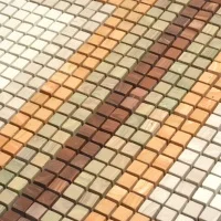 Мозаїка з керамограніту Kotto Ceramica MI7 DE 202 Sabbia\Solare\Dorato\Muschiato\Noce 300x300х10 (кубик 10x10)