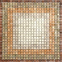 Мозаїка з керамограніту Kotto Ceramica MI7 DE 202 Sabbia\Solare\Dorato\Muschiato\Noce 300x300х10 (кубик 10x10)