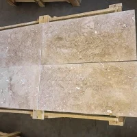 Плитка из травертина Light Filled and Honed 1,2х30,5х61 см, бежевая матовая заполненная шлифованная Standart 2-nd ch.