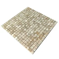 Мозаїка з мармуру Полірована МКР-4П (15x15) Emperador Light D