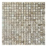 Мозаїка з мармуру Полірована МКР-4П (15x15) Emperador Light D