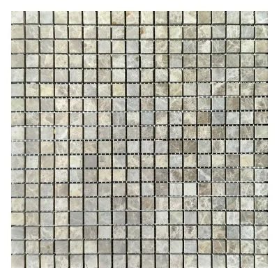 Мозаика из мрамора Матовая МКР-4СН (15x15) Emperador Light D