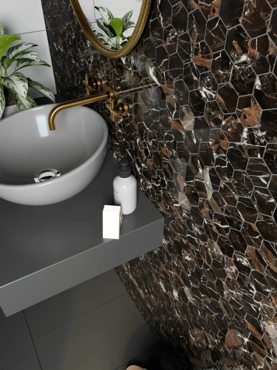 Мозаика керамическая Kotto Ceramica HEXAGON HP 6015  295 х 295 х 9