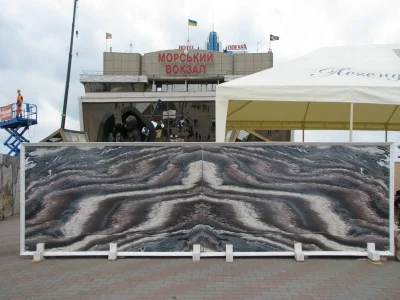 River & Mountain Red, Мраморный слэб (сляб) 18мм