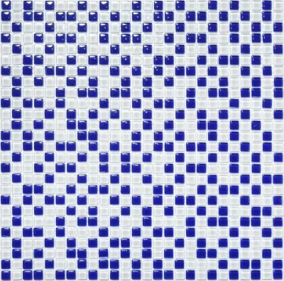 Мозаика керамическая Kotto Ceramica GM 410006 C2 Cobalt d/White 300 х 300 х 4   ( 10 х 10 )
