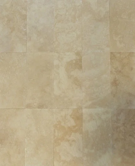 Плитка з травертину Classic Light Filled and Honed 1,2 х30, 5х61 см, бежева матова заповнена шліфована Standart