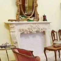 Портал для камина DecorStoneHub n3112 Galala Beige мрамор бежевый прямой