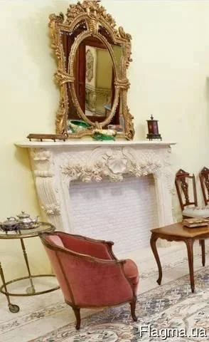Портал для камина DecorStoneHub n3112 Galala Beige мрамор бежевый прямой
