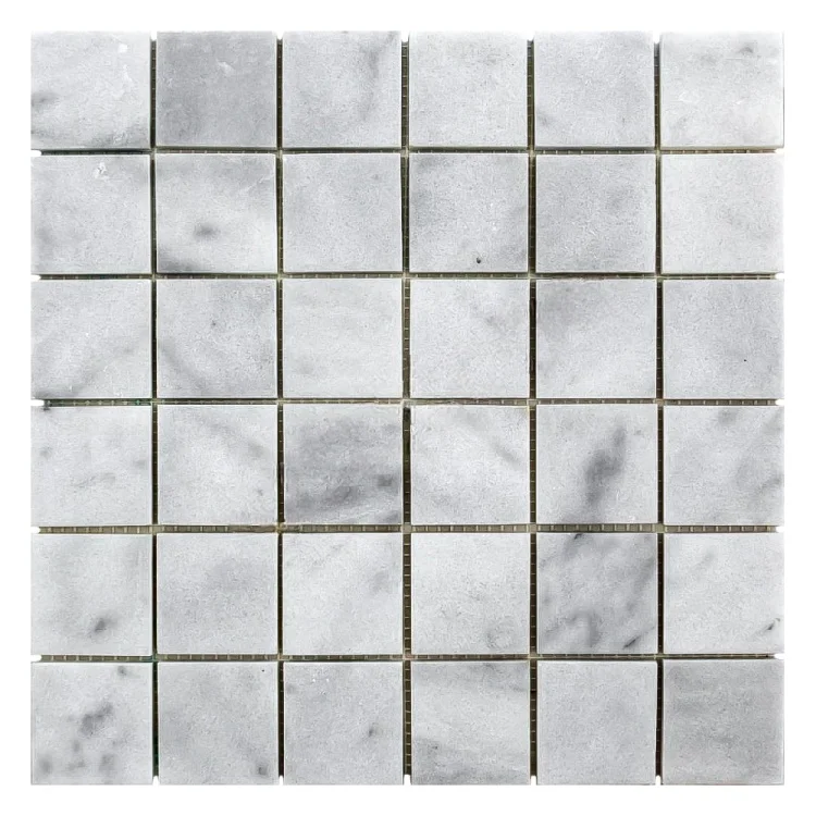 Мозаика из мрамора Полированная МКР-3П (47x47) White BI