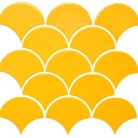 Мозаїка керамічна Kotto Ceramica SCALES SC 6025 Dark Yellow 240 x 240 x 9 (0,037 m.2)
