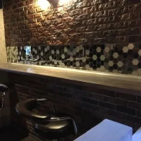 Мозаика зеркальная DecorStoneHub Zs-hex-ZSG серебристо-графитовый микс с сатином 304х303 мм гексагон