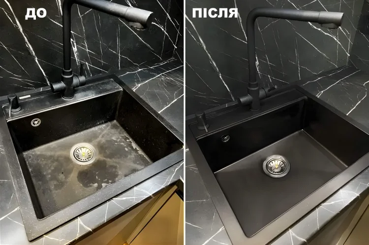 Віск рідкий Tenax Cera Black G 1 л, для полірування та тонування чорного каменю