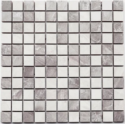 Мозаїка керамічна Kotto Ceramica СМ 3019 C2 gray/white 300 x 300 х 10 ( 25 х 25 )