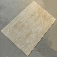 Плитка з травертину Light vein cut (Daino Reale) Filled and Honed 1,2 х30, 5х61 см, бежева матова заповнена шліфована Export