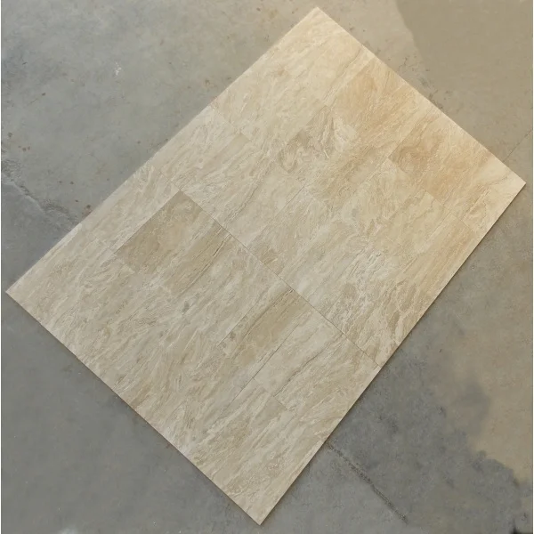 Плитка з травертину Light vein cut (Daino Reale) Filled and Honed 1,2 х30, 5х61 см, бежева матова заповнена шліфована Export