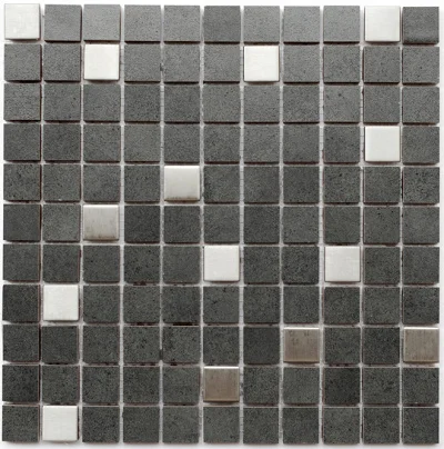 Мозаїка керамічна Kotto Ceramica СМ 325027 C2 graphite/metal mat ) 300 х 300 х 8 ( 25 х 25 )