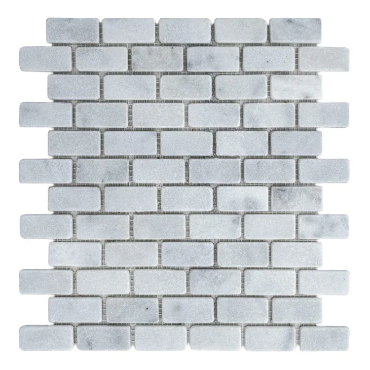 Мозаїка з мармуру Матова МКР-11СВ (47x23) White BI